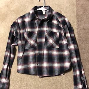 Cropped flannel